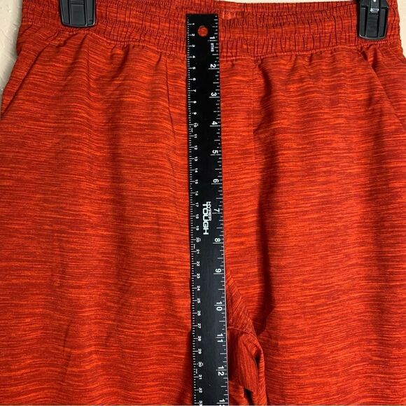 Lululemon pace breaker mens shorts Heather Allover Solar Orange Magma red - Picture 9 of 10